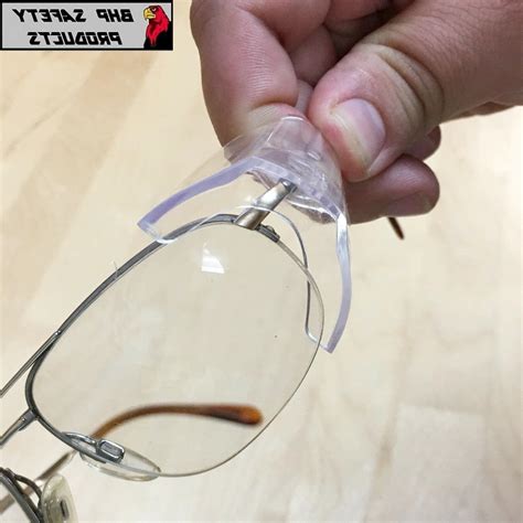 flexible side shields for glasses.